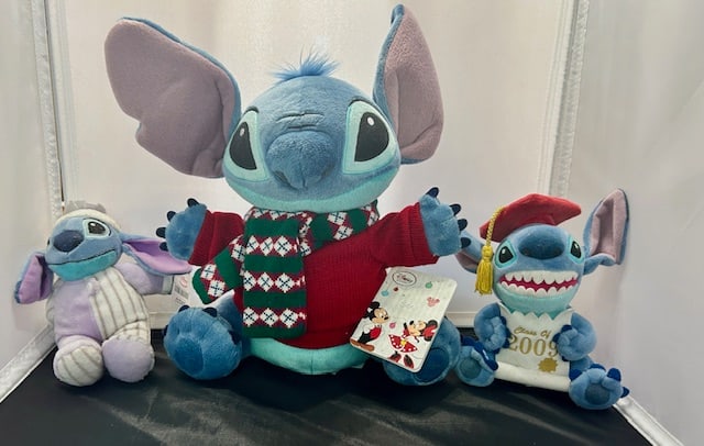 Disney Stitch-3 Adorable Plush: Disney Stitch-3 Adorable Plush NWT