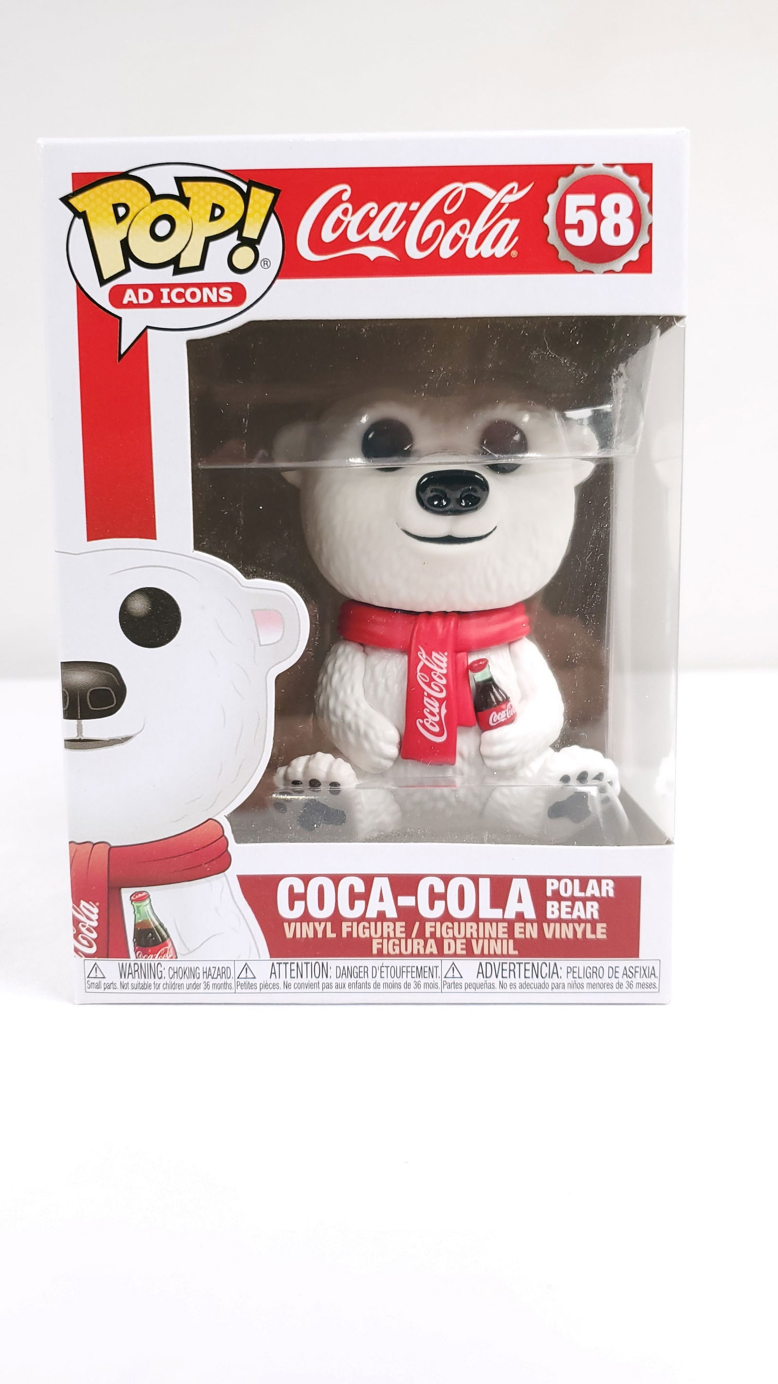Funko Pop Coca Cola Polar Bear #58 in Box (1 of 6)