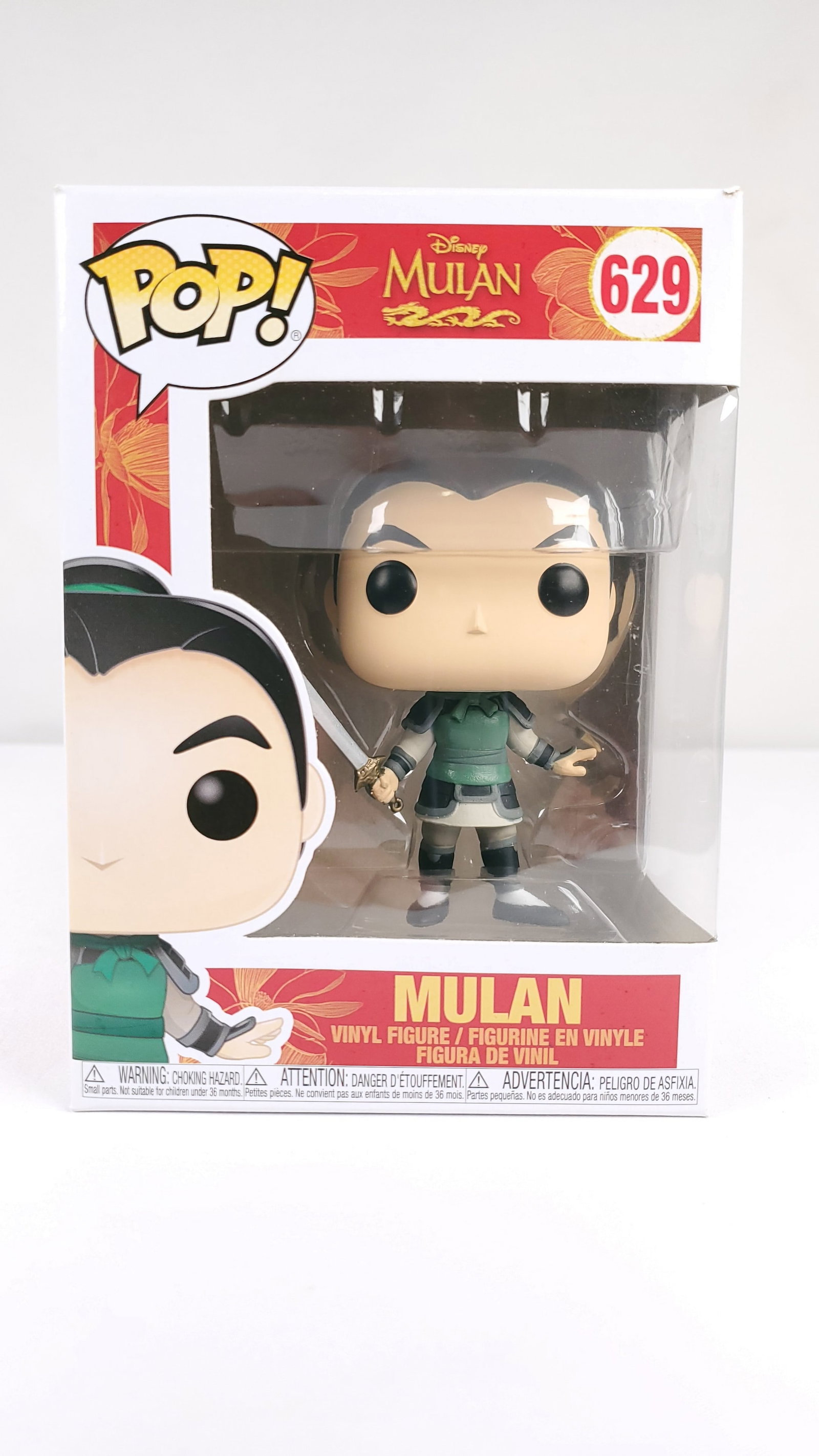 Funko Pop Mulan #629 in Box: Funko Pop Mulan #629 in Box