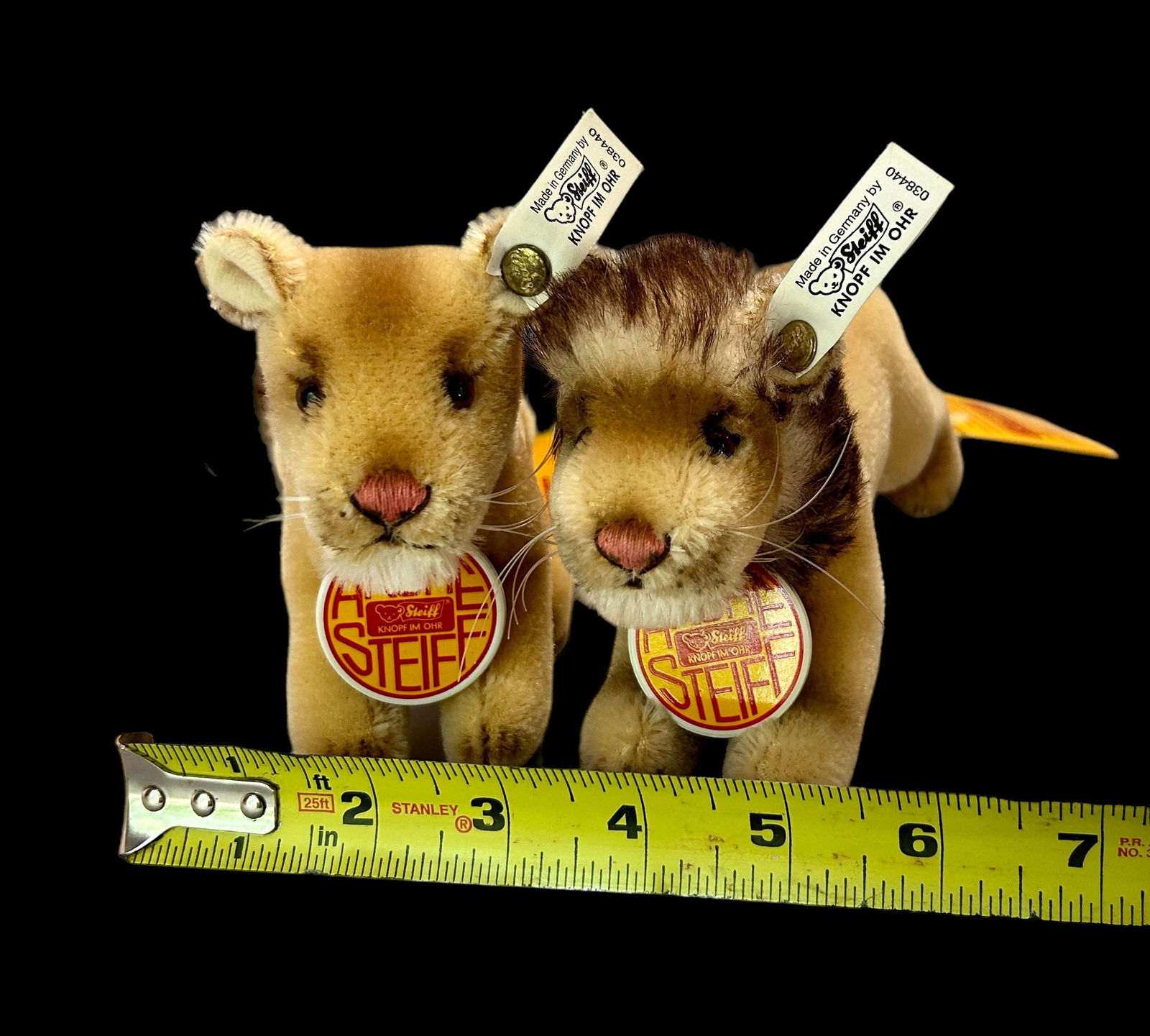 Lion Pair Steiff Gentle Jungle from Ark Collection 01191 box w/cert (1 of 16)