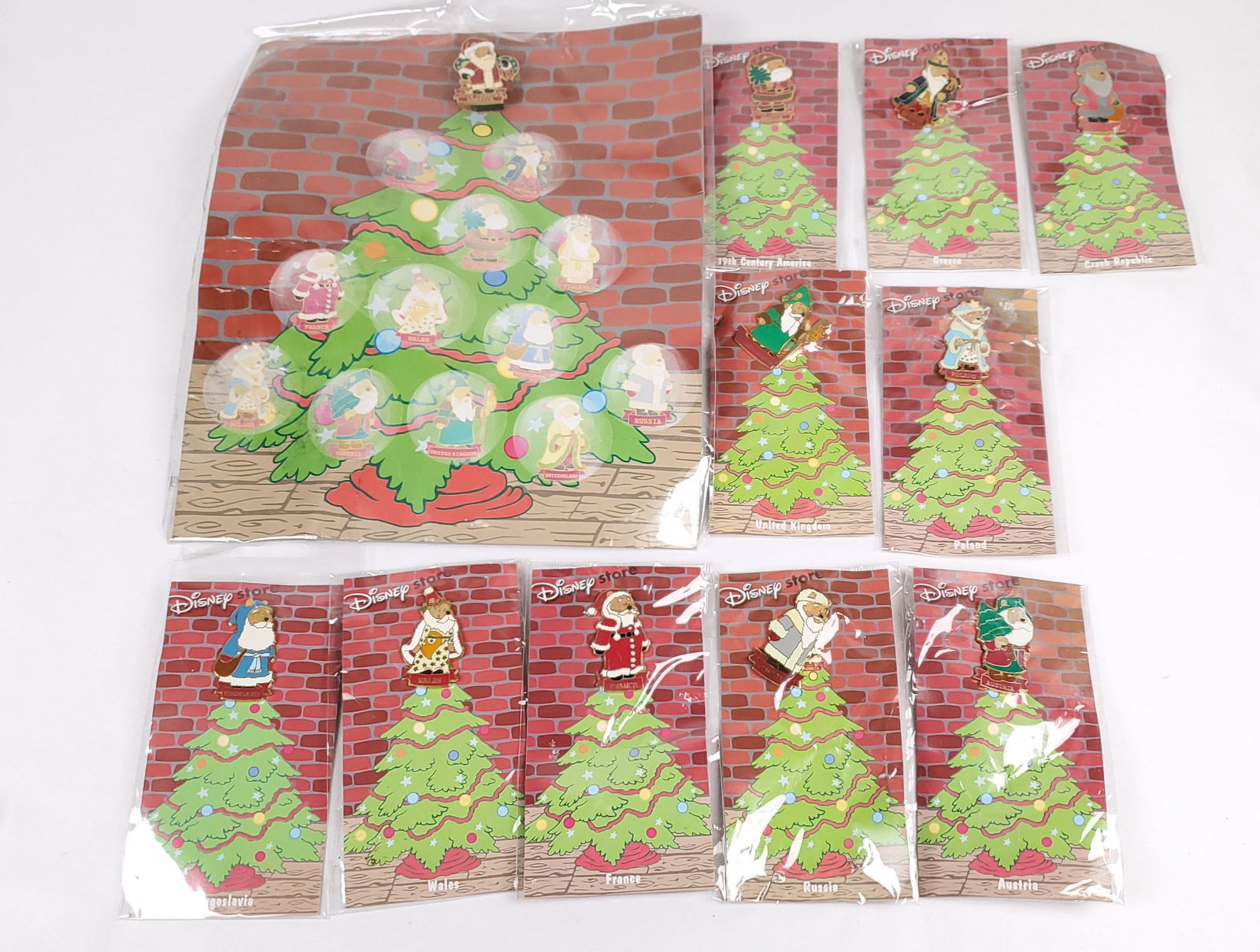 Disney Store Pooh Santas Around the World (1 of 10)