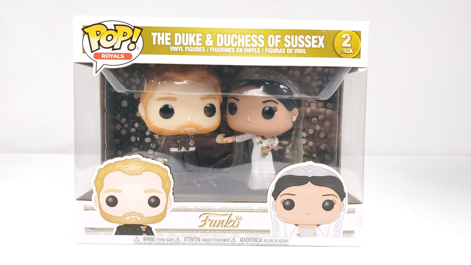 Funko Pop Duke & Duchess of Sussex 2 Pack: Funko Pop Duke & Duchess of Sussex 2 Pack New in Box