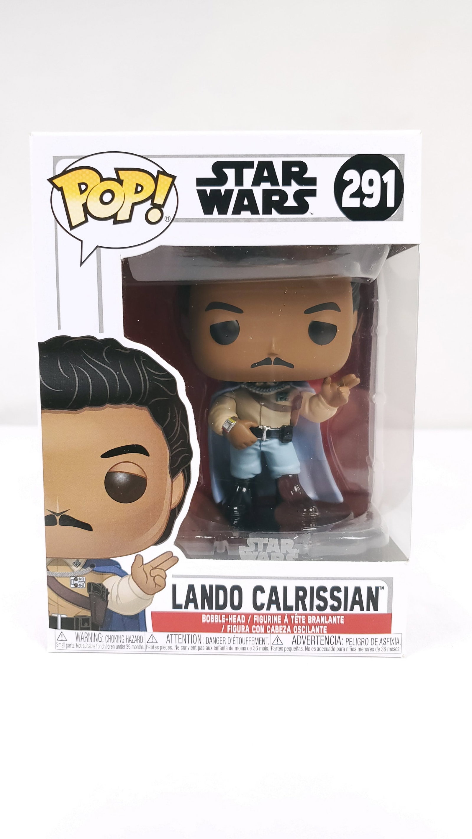 Funko Pop Lando Calrissian #291: Funko Pop Lando Calrissian #291 New in Box