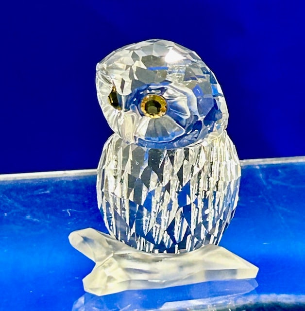 Swarovski Mini Crystal Owl on a Branch (1 of 7)