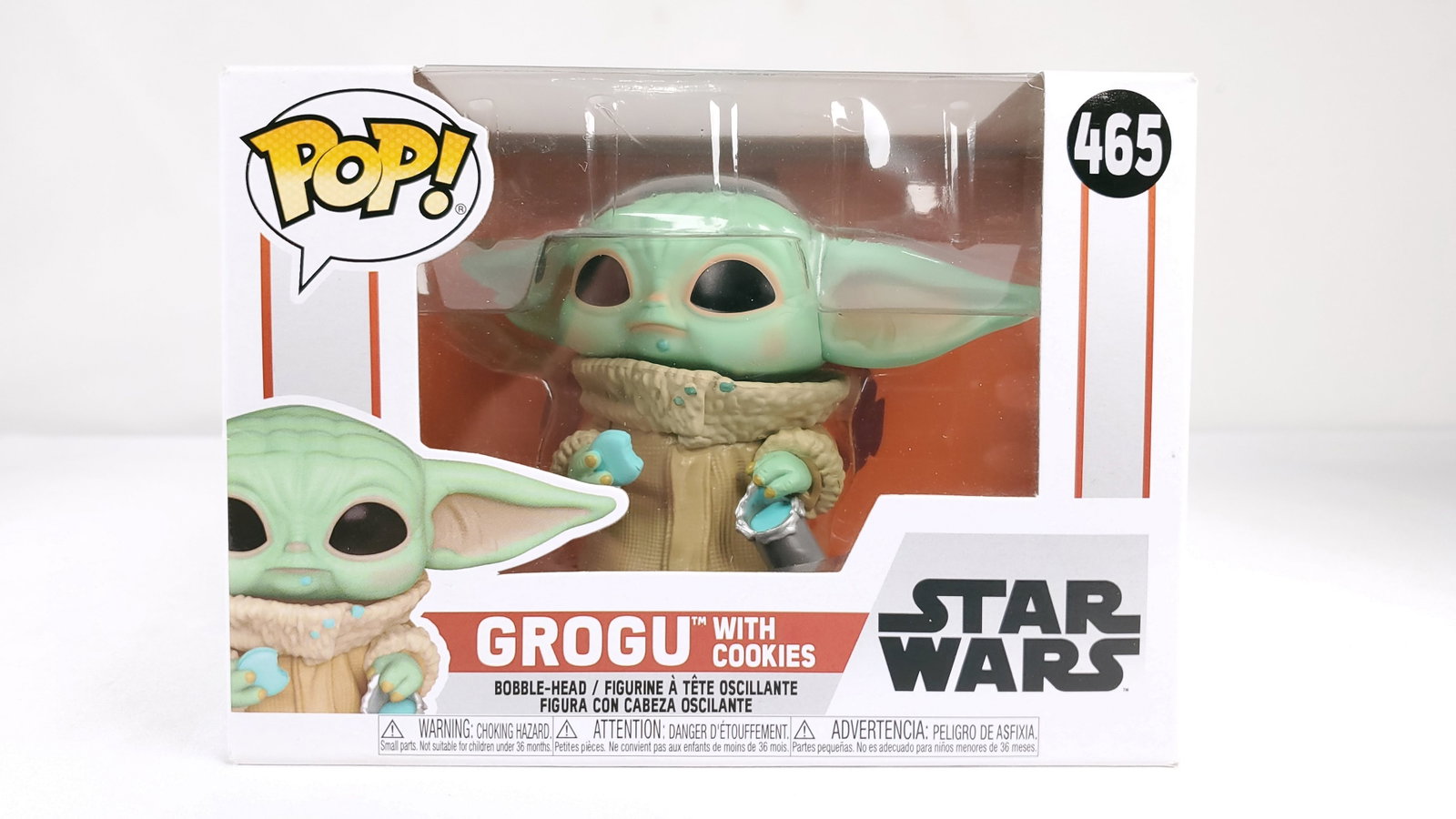 Funko Pop Grogru #465 in Box: Funko Pop Grogru #465 in Box 3.5" x 4.5" x 6.25" 1 LB