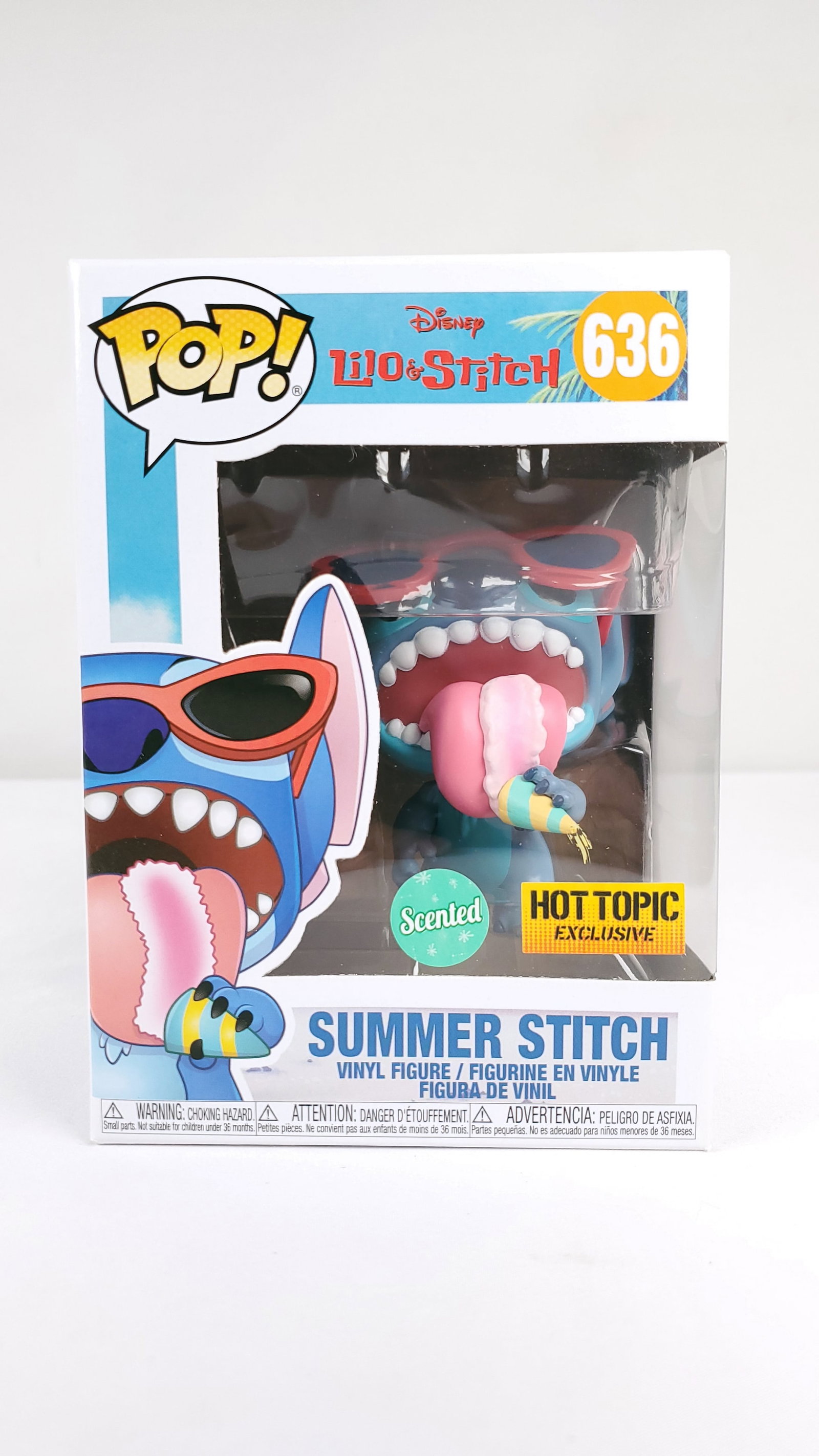 Funko Pop Stitch #636 in Box: Funko Pop Stitch #636in Box 3.5" x 4.5" x 6.25" 1 LB