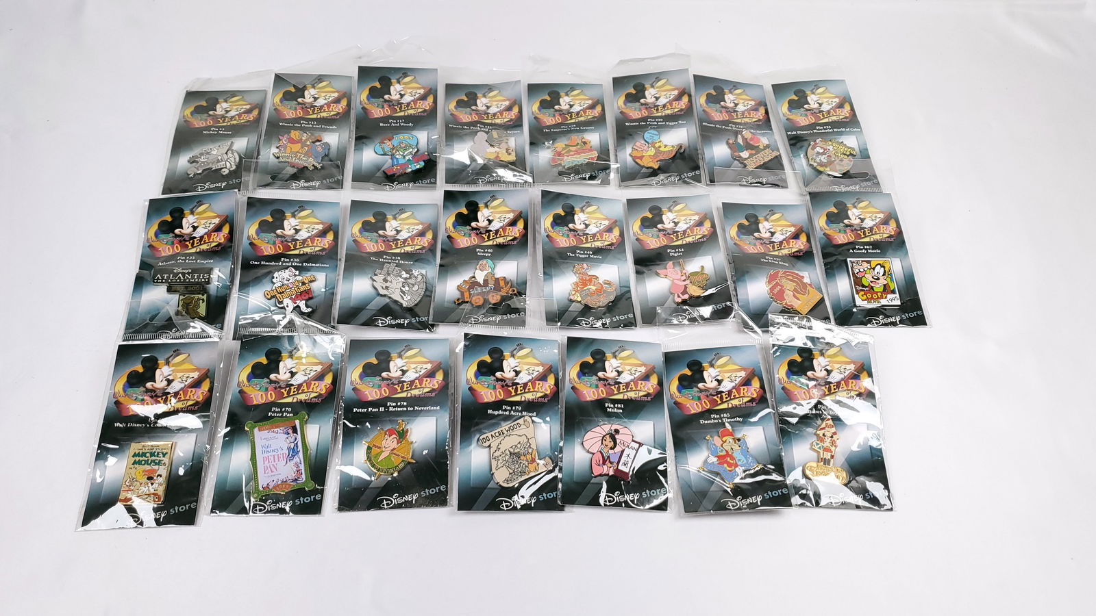Disney 100 Years 23 Pins (1 of 17)