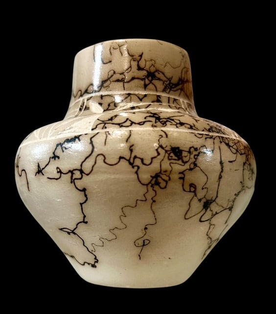 Native American Horse Hair Small Jar (1 of 6)