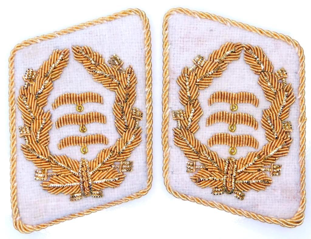 Pair of German WWII Luftwaffe General Collar Tabs (1 of 4)