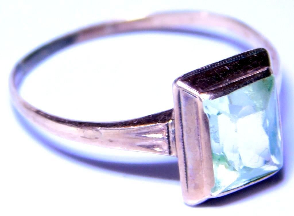 Ladies 10K Yellow Gold and Jadeite Ring (1 of 5)