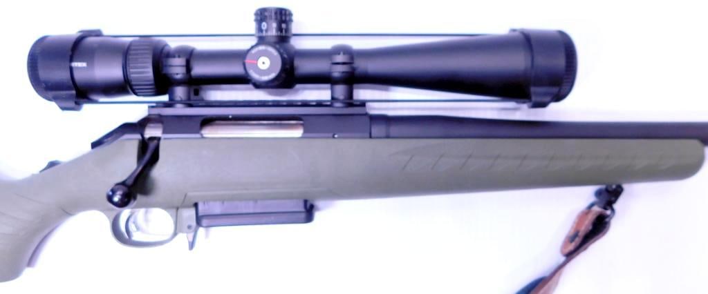 Ruger American Predator in 6.5 Creedmoor w/ Scope: Excellent condition rifle Includes: - Vortex 4-12x40 Scope - Ruger Marksman Adjustable trigger - Brown leather sling Has larger non flush-fit Ruger magazine design for larger capacity Ready for