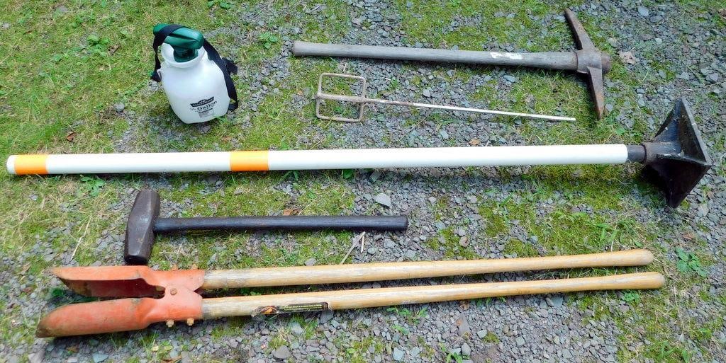 Grouping of Ground Hand Tools (1 of 5)