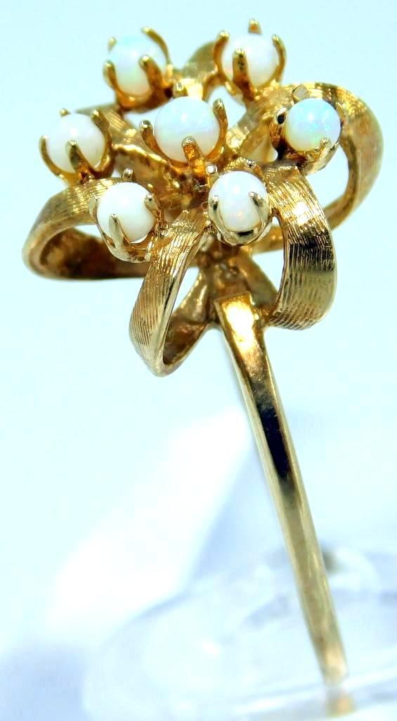 Ladies 10K Yellow Gold and Opal Ring (1 of 5)