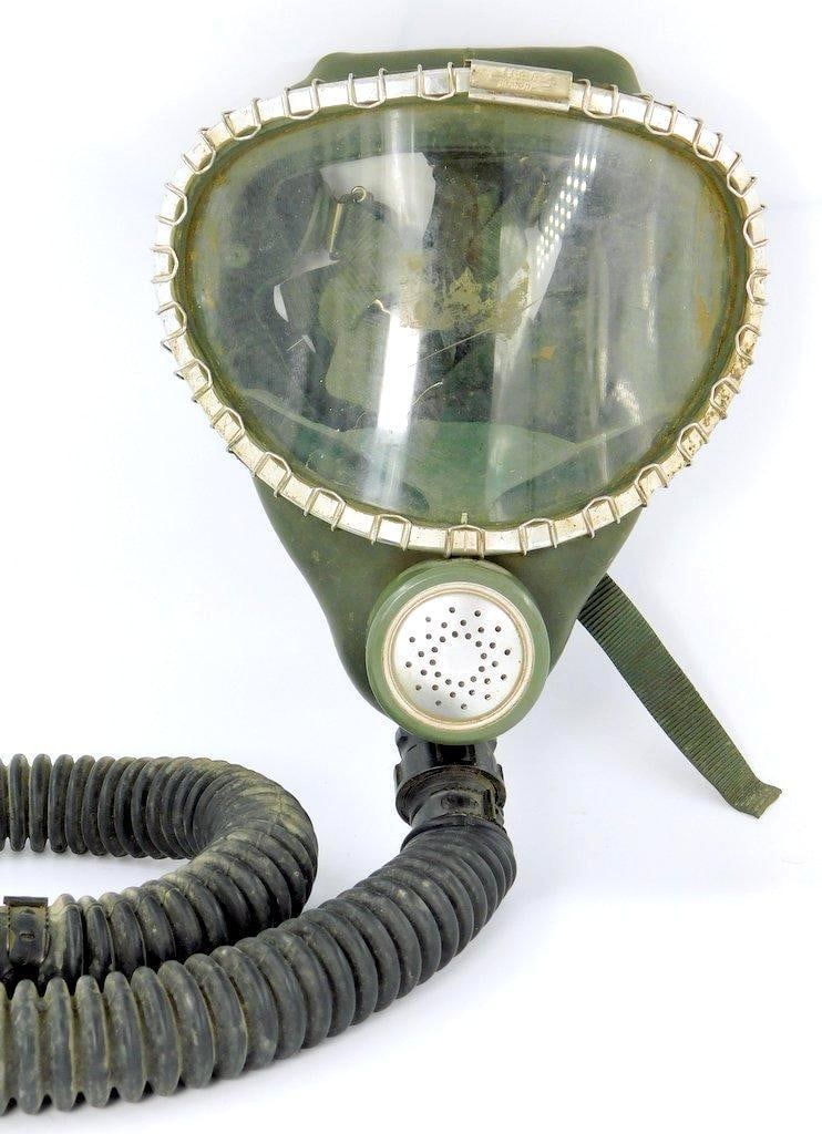 Coal Mining Respirator Mask and Hose: By Mine Safety Appliances Very good condition older safety equipment Includes full face mask, canister, and hose Nice collectible for mining collector, or possible prepper gear 