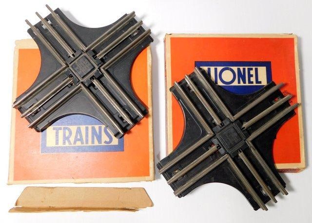 Lionel O Gauge Crossings No. 020 w/Boxes, Two (2) (1 of 6)