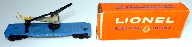 Lionel 3410 Helicopter Launching Car w/ Box and Lionel No. 3419 Operating Helicopter Car w/ Box (1 of 15)