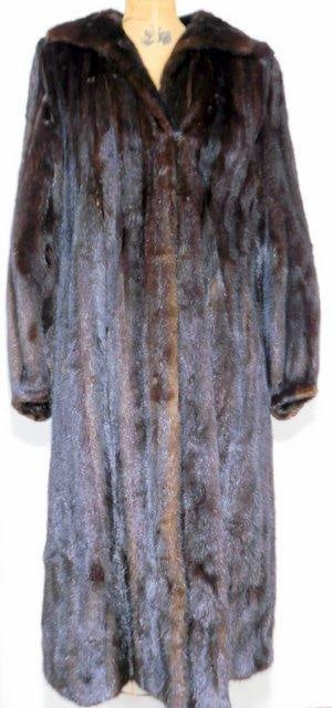 Weiss Blackglama Full-length Ladies Mink Fur Coat (1 of 17)