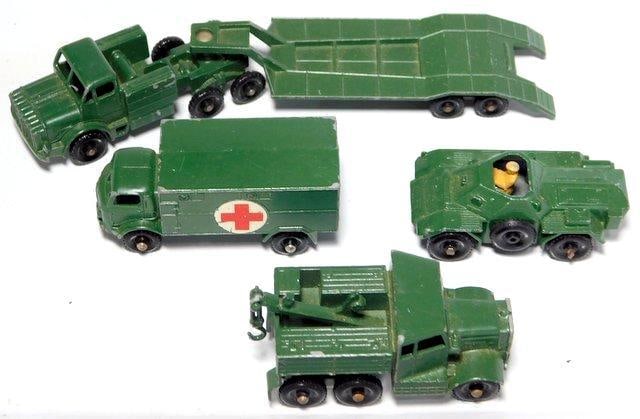 Grouping of Lesney Matchbox Military Vehicles, (4) (1 of 15)