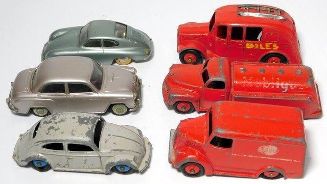 Grouping of Tekno and Dinky Toy Vehicles, (6) (1 of 8)