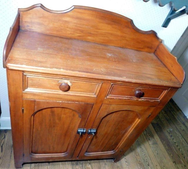 Antique Jelly Cupboard with Metal Hardware (1 of 11)