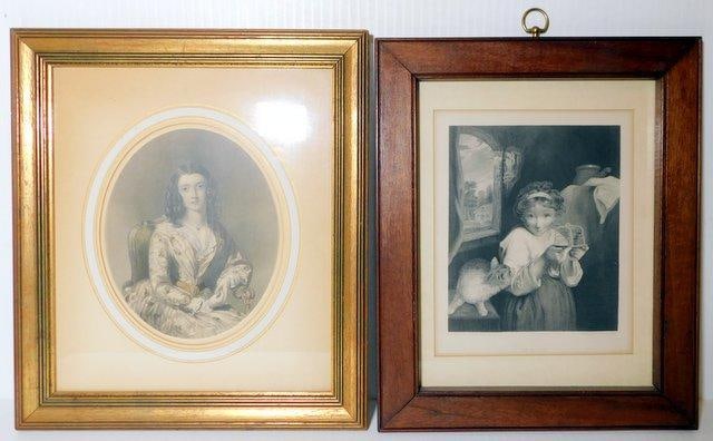 Antique Framed Artworks, Two (2) (1 of 13)