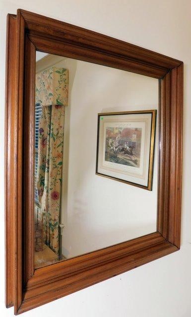 Large Framed Decorative Rectangular Mirror (1 of 4)