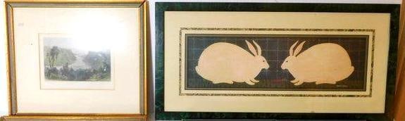 Framed Artwork Grouping, (3) (1 of 6)