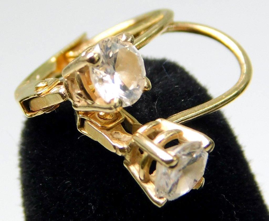 14K Gold and Diamond Earrings (1 of 3)