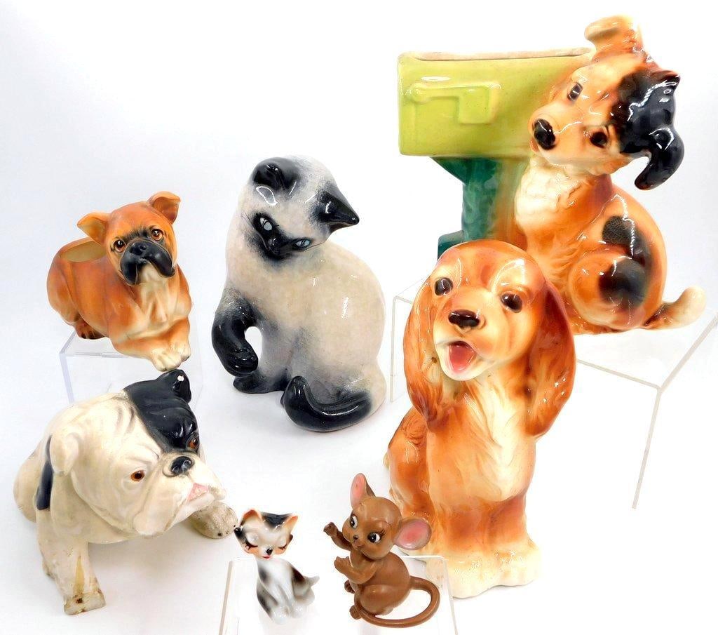 Collection of Vintage Ceramic Animal Figurines Including Napcoware (1 of 10)