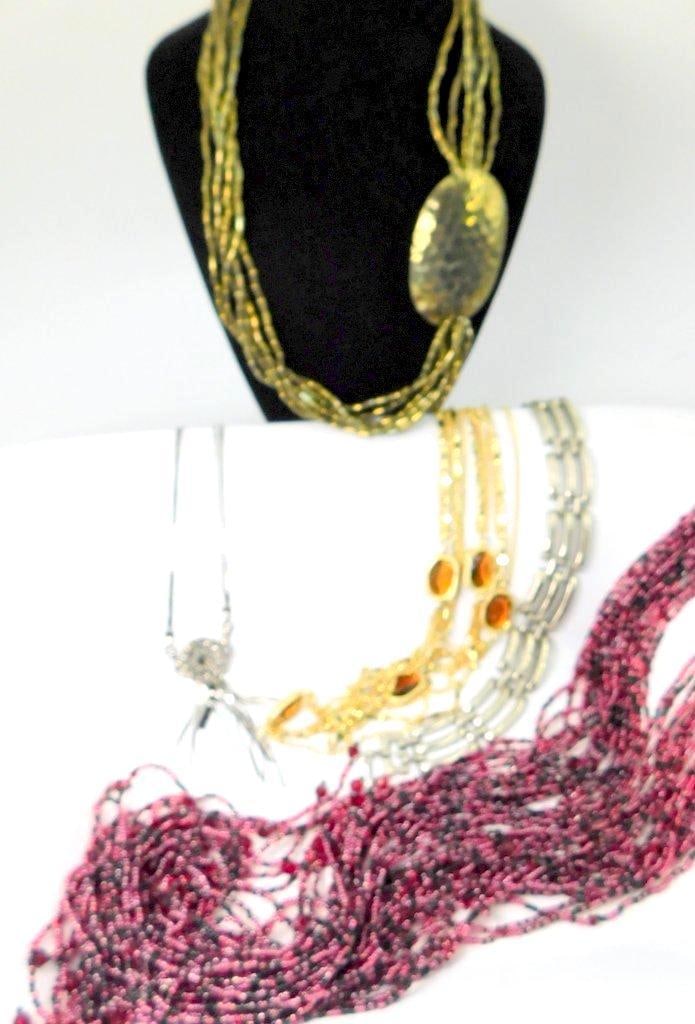Collection of Assorted Fashion Necklaces Featuring Multiple Styles and Materials (1 of 7)