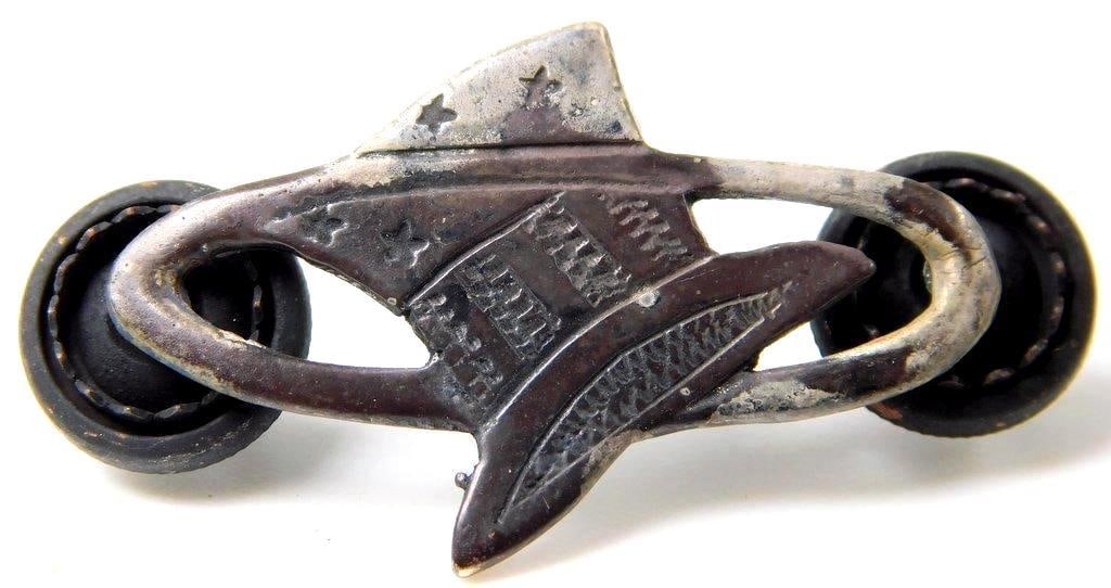 US World War I 94th Aero Squadron Hat In The Ring Lapel Badge *SHARP* (1 of 3)