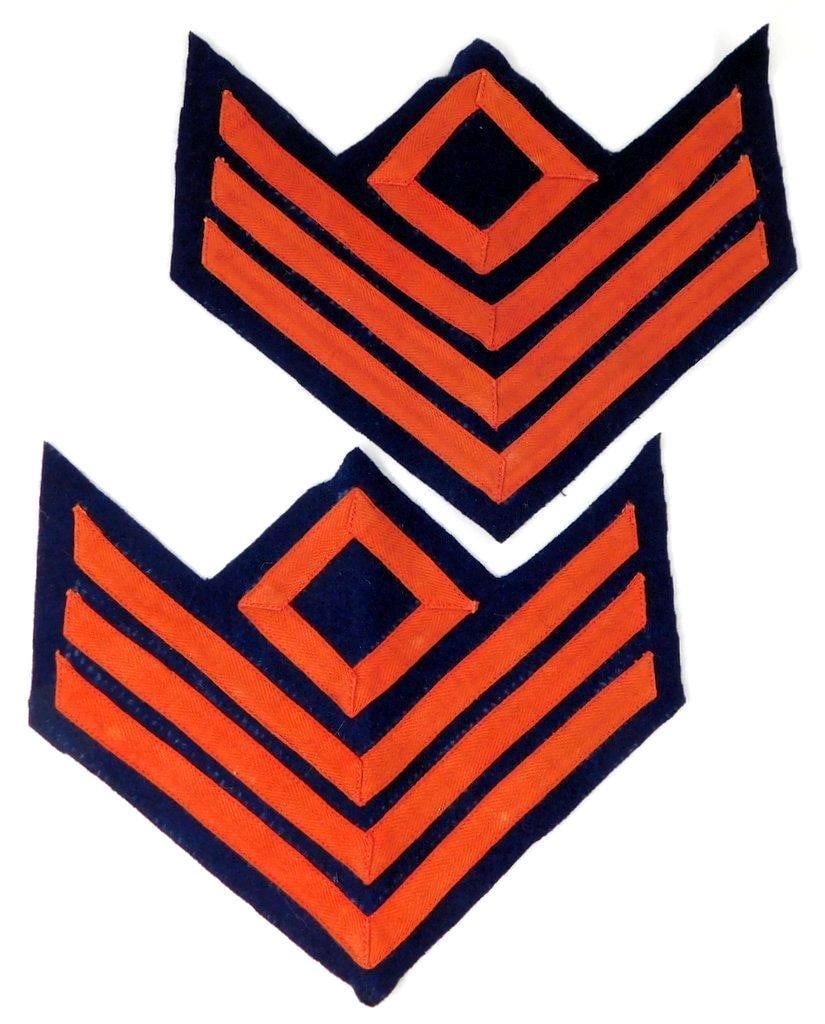 Pair of US Civil War Union 1st Sergeant of Artillery Chevrons (1 of 10)