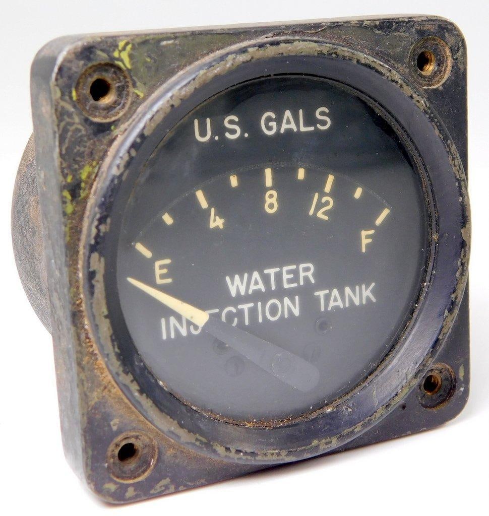USAAF WWII Army Air Force P-47 Bomber Water Injection Tank Gauge (1 of 6)