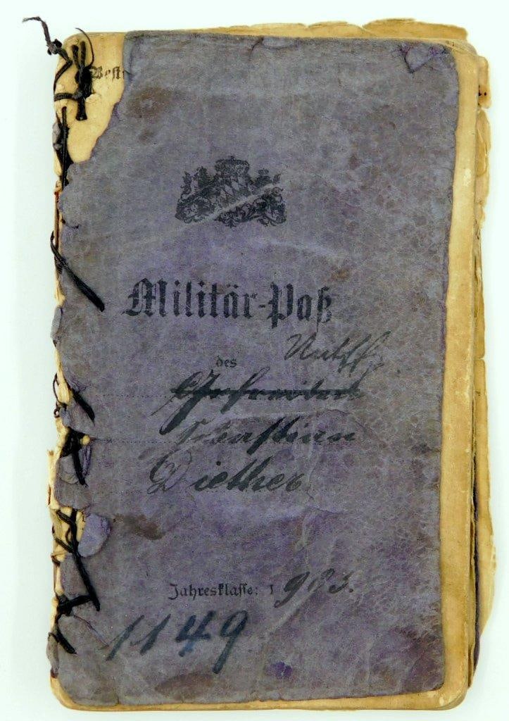 Imperial German WWI Soldier Identification Booklets, Two (2) (1 of 15)