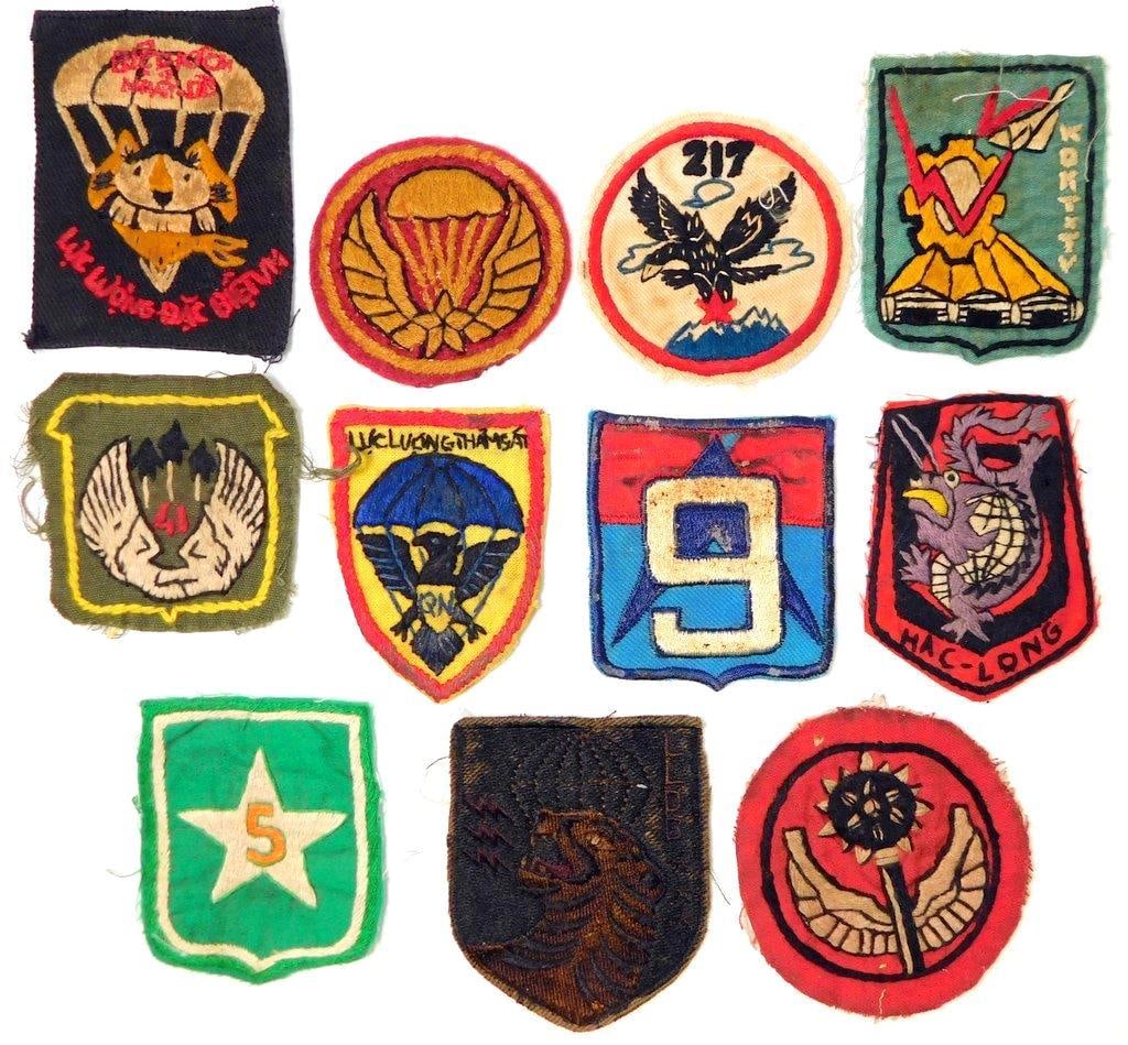 Vietnam Era South Vietnamese Army Ranger Shoulder Patches, Group of Eleven (11) (1 of 15)