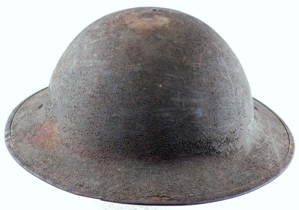 World War I Brodie Steel Helmet w/ Original Markings (1 of 9)