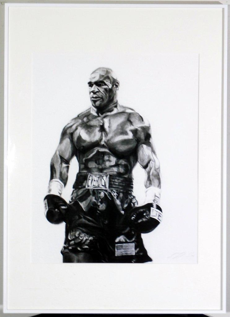 Mike Tyson by Shaun El C Leonardo. Signed, Numbered and Framed (1 of 15)
