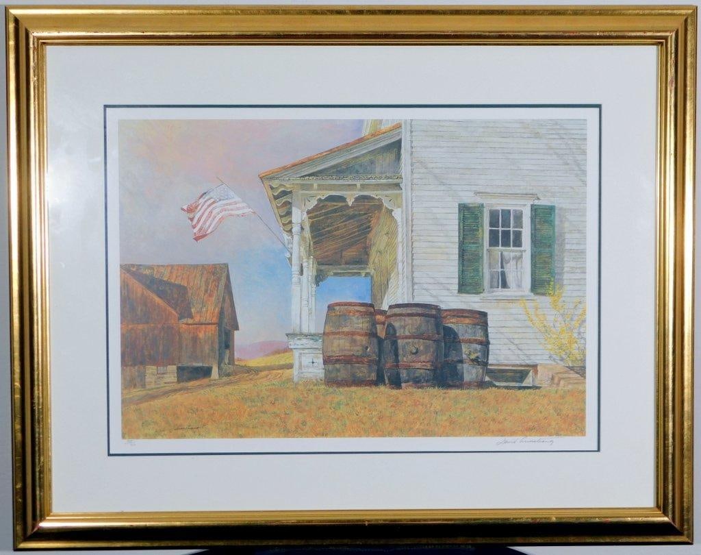 David Armstrong Print Mountain Air", Framed, Signed, and Numbered (1 of 12)