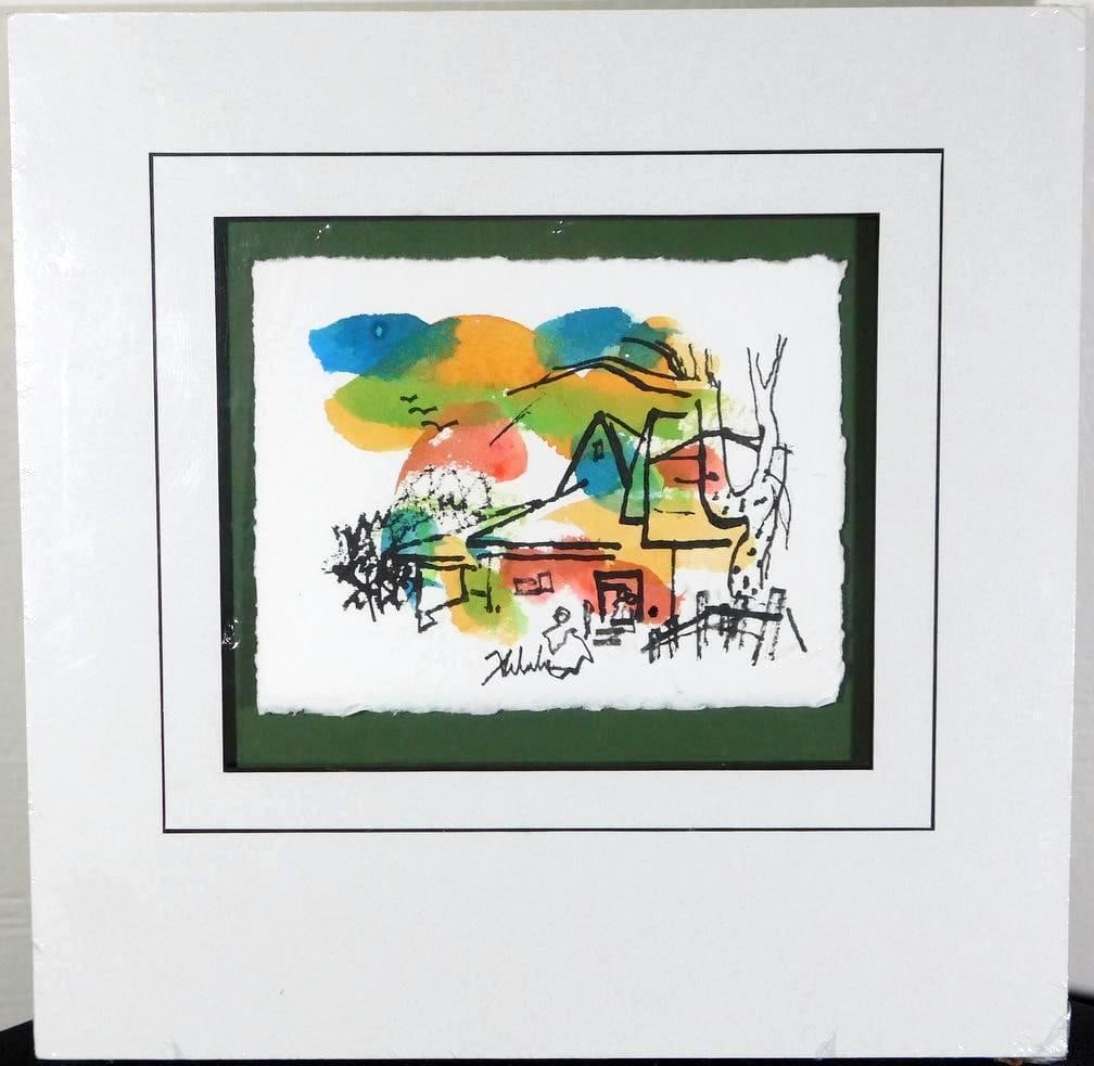 Listed Artist Henry Fukuhara Watercolor, Signed (1 of 5)