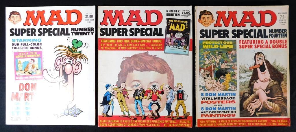 3 MAD Super Special Magazines, Numbers 14, 18, and 20 (1 of 7)