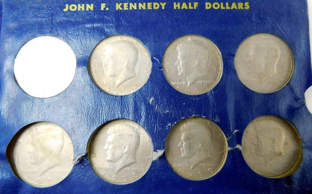 John F. Kennedy Half Dollar Coin Collection Album (1964 and Onward) - 4