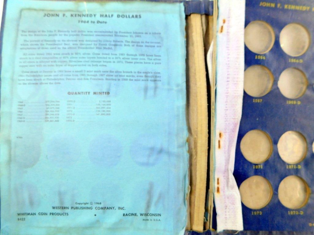 John F. Kennedy Half Dollar Coin Collection Album (1964 and Onward) - 9