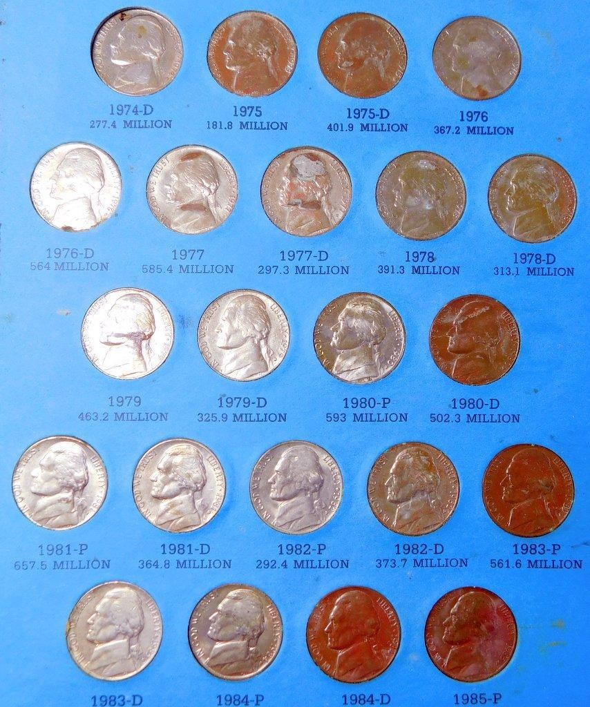 Jefferson Nickel Collection Folders, 1938-1985 - 4