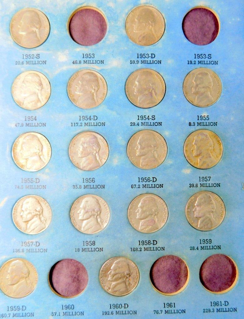Jefferson Nickel Collection Folders, 1938-1985 - 7