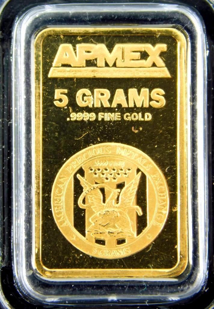 10 GRAMS of .9999 Fine Gold, APMEX - 2