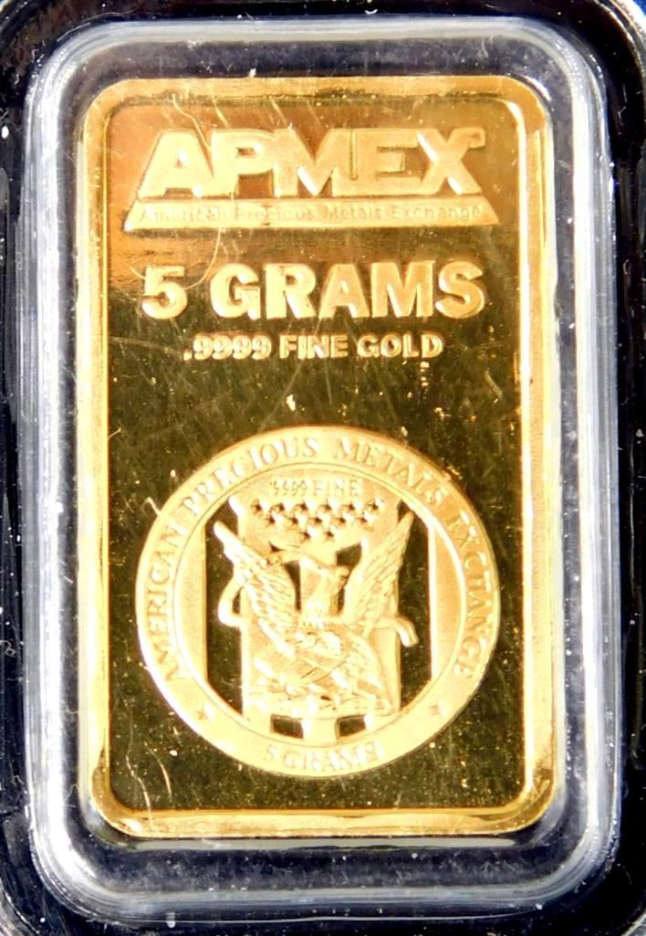 10 GRAMS of .9999 Fine Gold, APMEX - 2