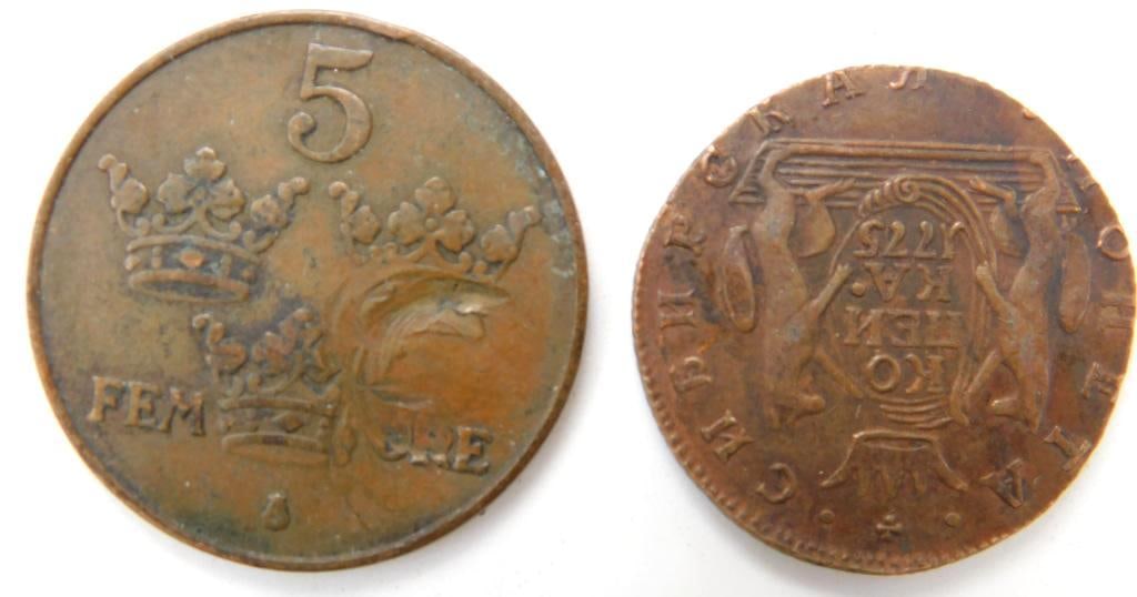 Collection of International Coins, Various Denominations and Dates - 2