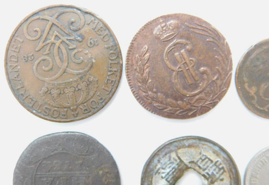 Collection of International Coins, Various Denominations and Dates - 7