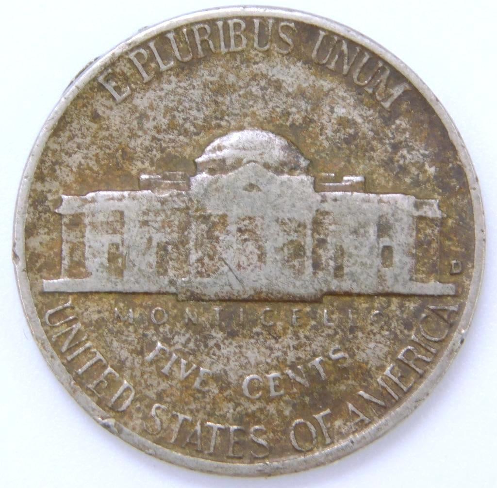 7 U.S. Coins Including 1906 Indian Head Cent and Buffalo Nickels - 5