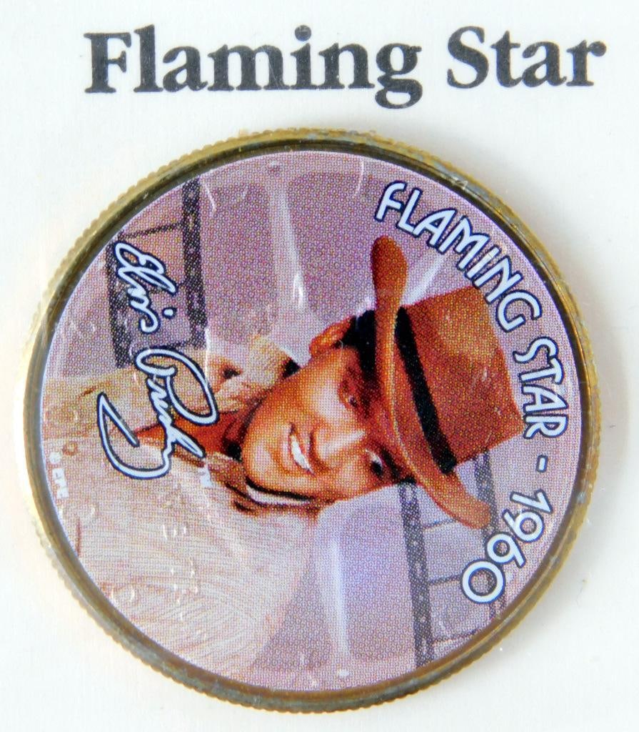 Elvis Presley U.S. Colorized Half Dollar Commemorative Coins, (6) - 4